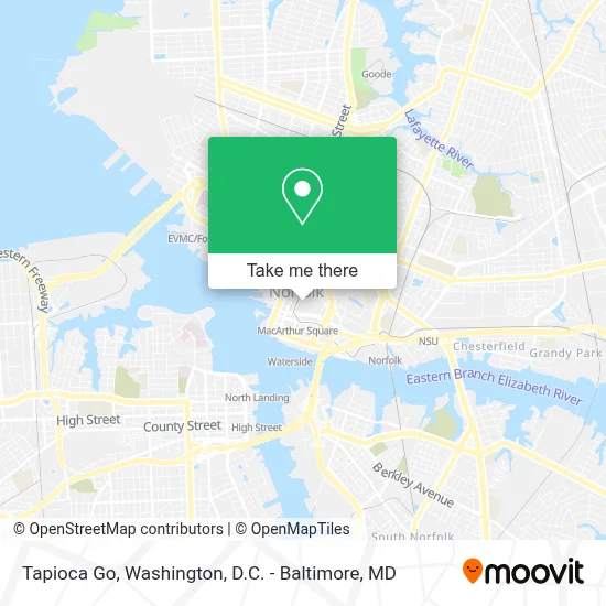 Tapioca Go map