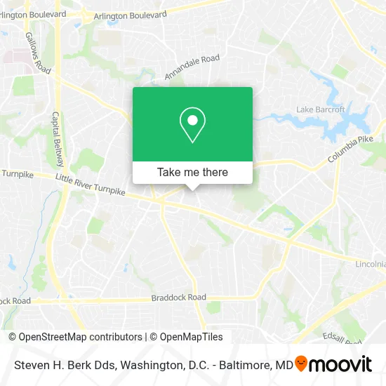 Steven H. Berk Dds map