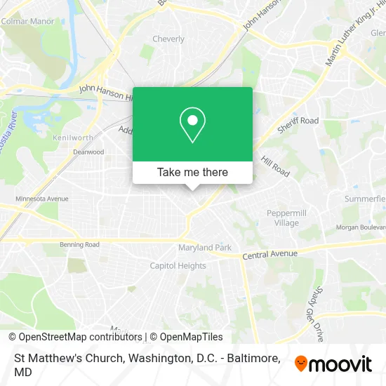 St Matthew's Church map