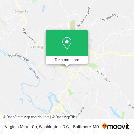 Virginia Mirror Co map