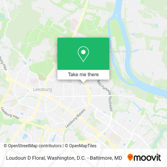 Loudoun D Floral map