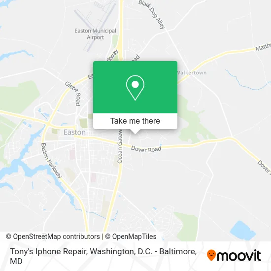 Tony's Iphone Repair map