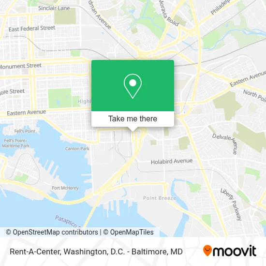 Rent-A-Center map