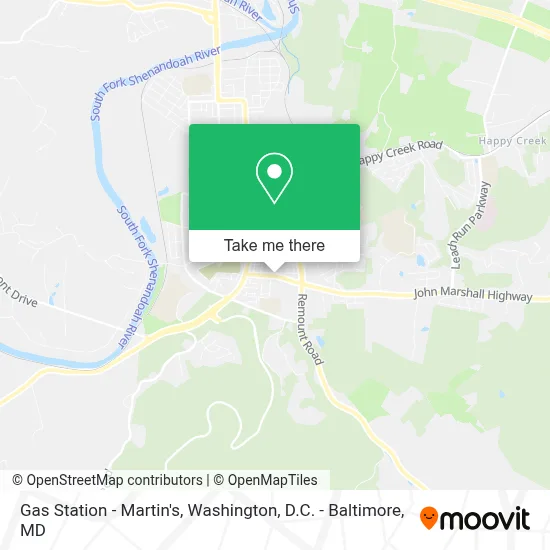 Gas Station - Martin's map
