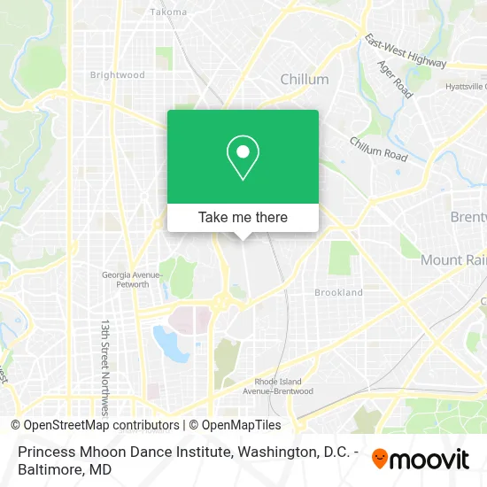 Princess Mhoon Dance Institute map