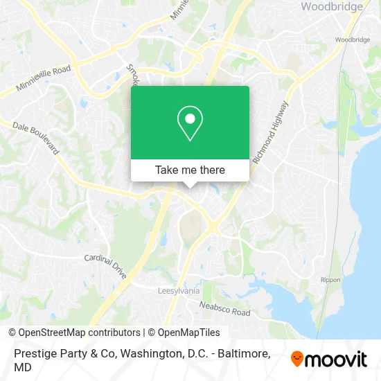Prestige Party & Co map