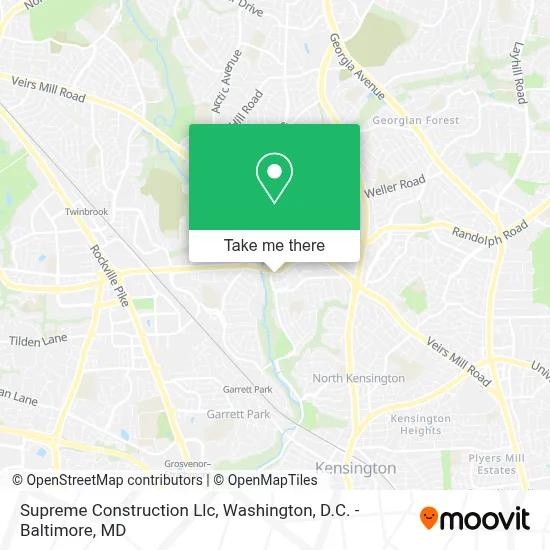 Supreme Construction Llc map
