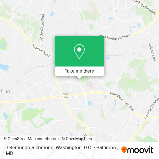 Telemundo Richmond map