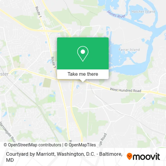 Courtyard by Marriott map