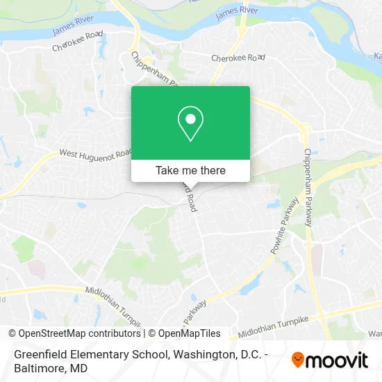 Greenfield Elementary School map