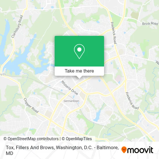 Tox, Fillers And Brows map
