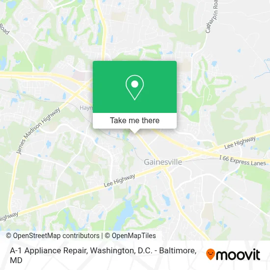 A-1 Appliance Repair map