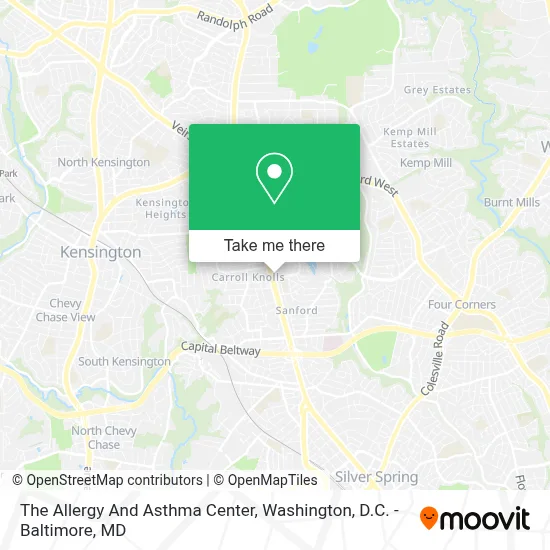 The Allergy And Asthma Center map