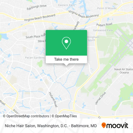 Niche Hair Salon map
