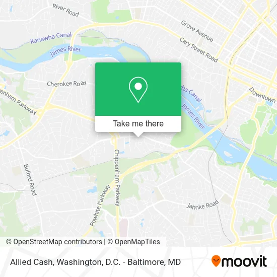 Allied Cash map