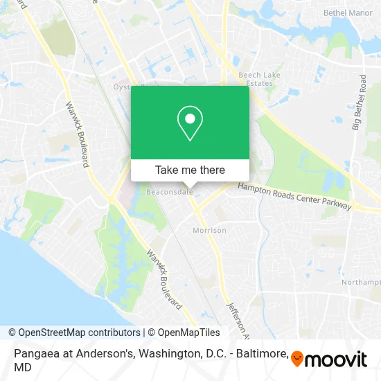 Pangaea at Anderson's map