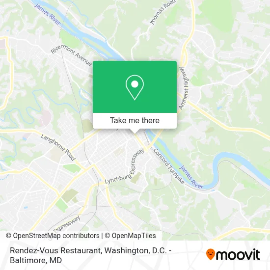 Rendez-Vous Restaurant map