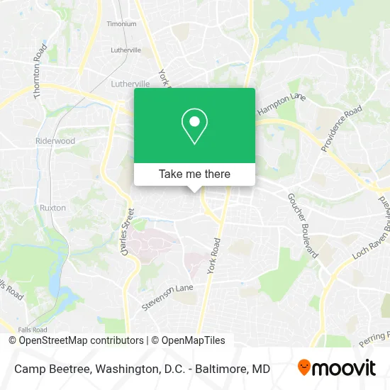 Camp Beetree map