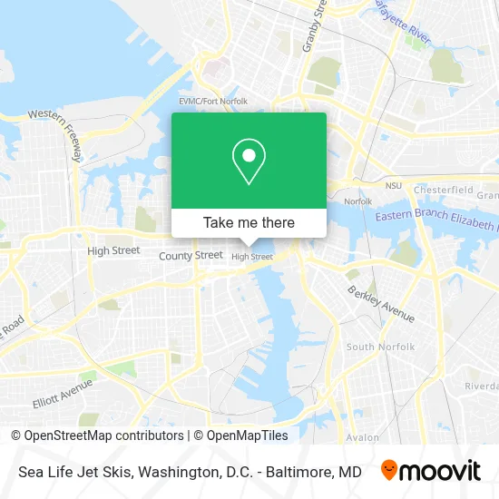 Sea Life Jet Skis map