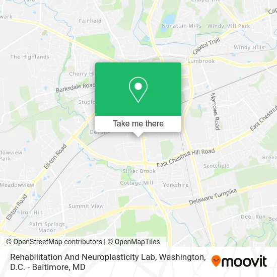 Rehabilitation And Neuroplasticity Lab map