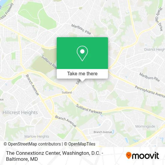 The Connextionz Center map