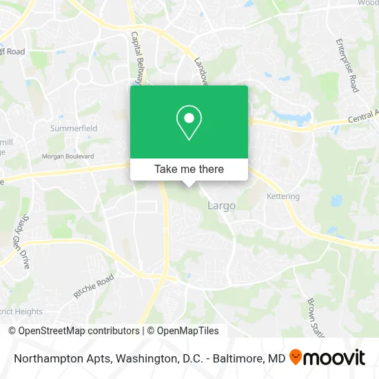 Northampton Apts map