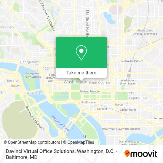 Davinci Virtual Office Solutions map