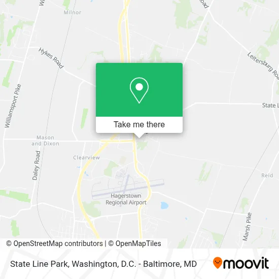 State Line Park map