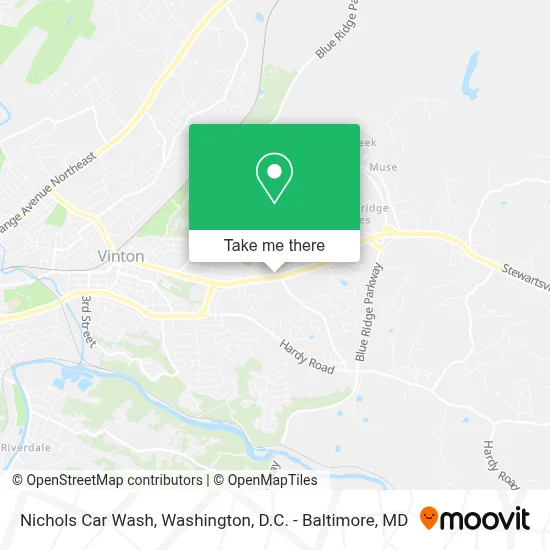 Nichols Car Wash map