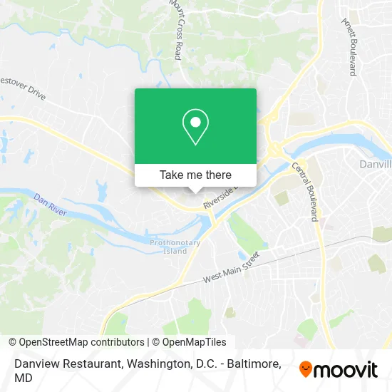 Danview Restaurant map