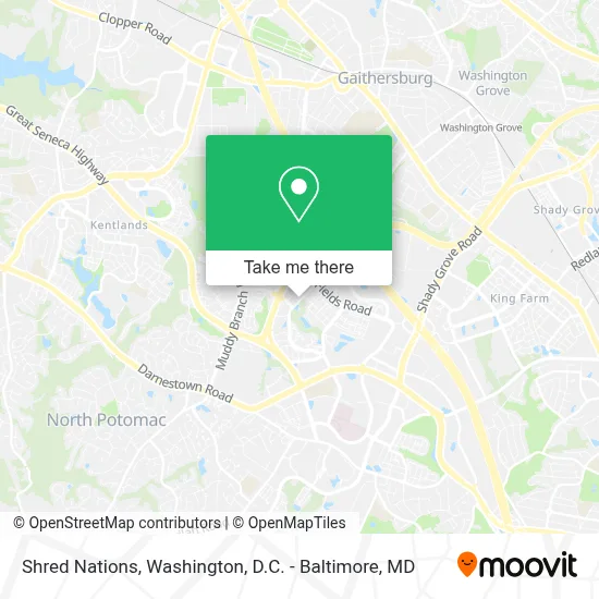 Shred Nations map