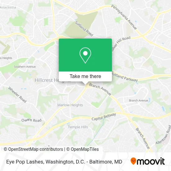 Eye Pop Lashes map