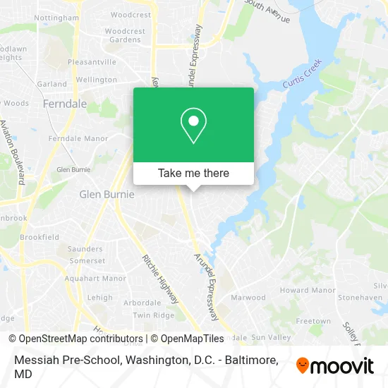 Messiah Pre-School map