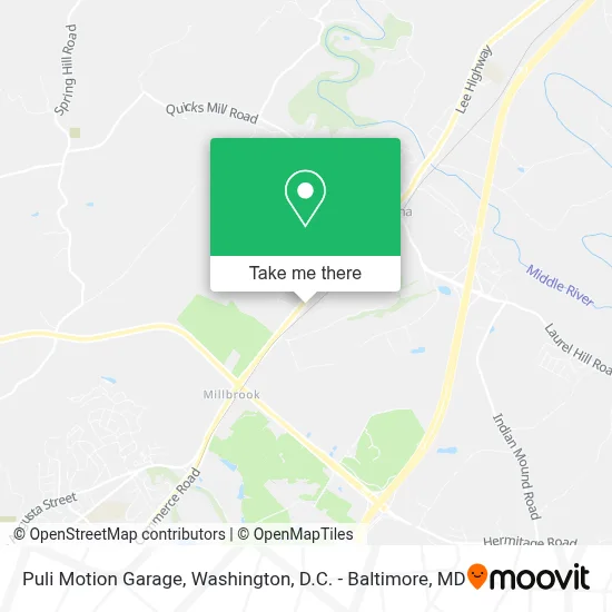 Puli Motion Garage map