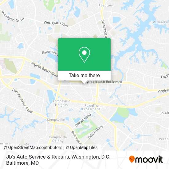 Jb's Auto Service & Repairs map