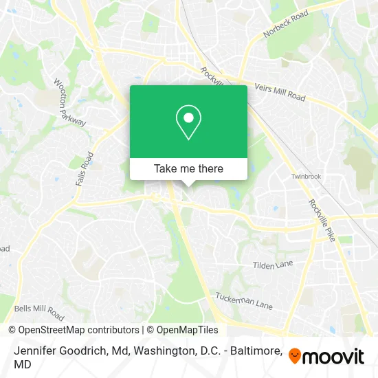Jennifer Goodrich, Md map