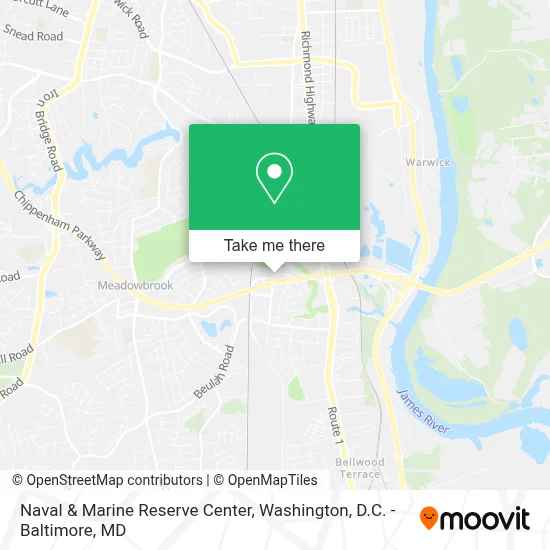 Naval & Marine Reserve Center map