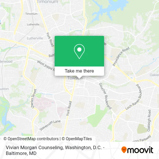 Vivian Morgan Counseling map