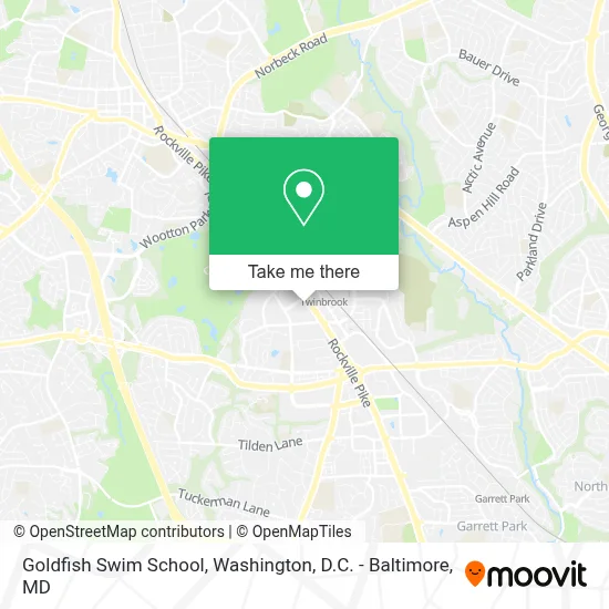 Goldfish Swim School map