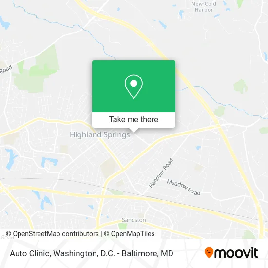 Auto Clinic map