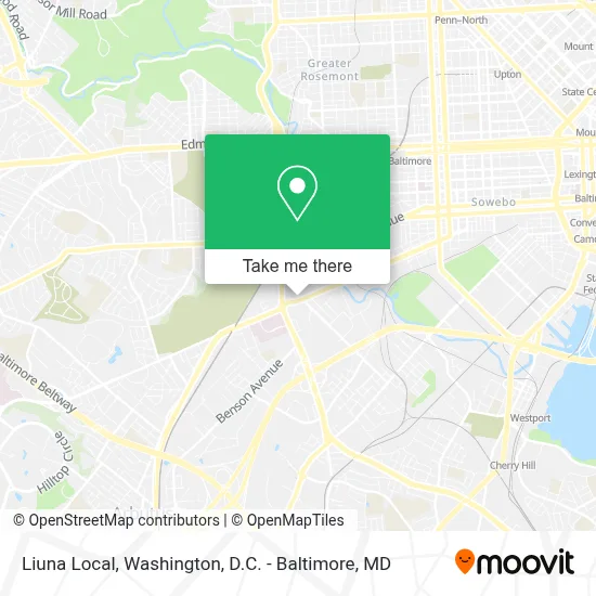 Liuna Local map
