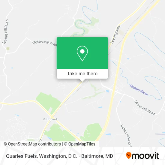 Quarles Fuels map
