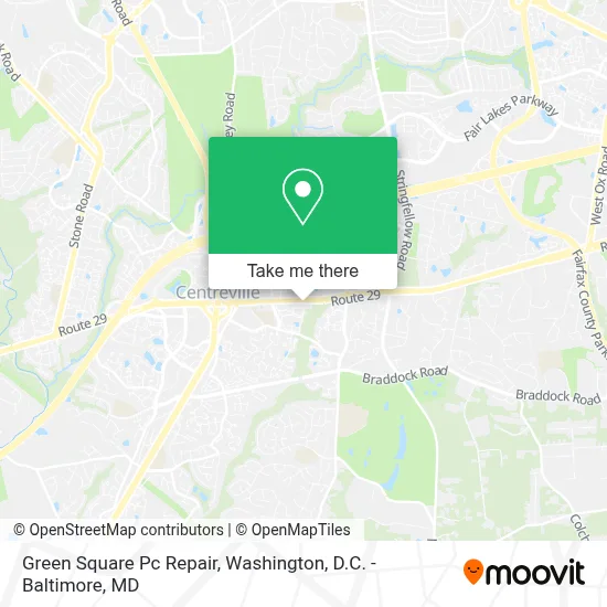 Green Square Pc Repair map