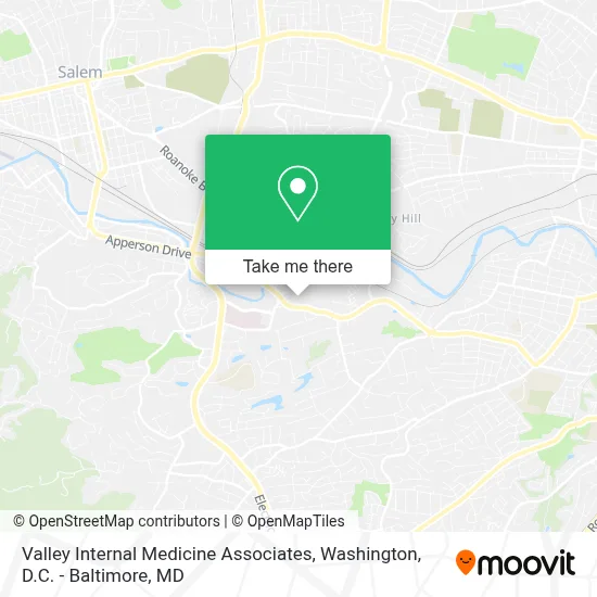 Valley Internal Medicine Associates map