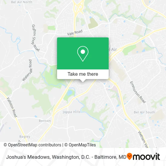 Joshua's Meadows map