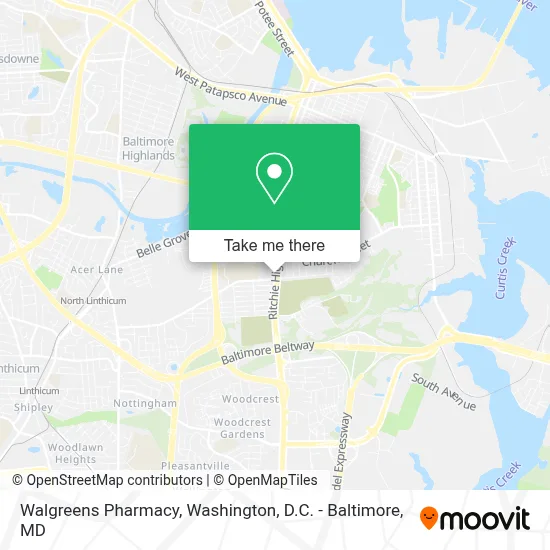 Walgreens Pharmacy map