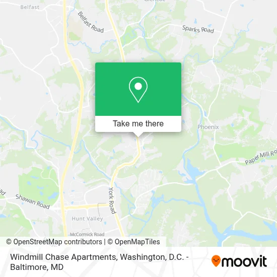 Windmill Chase Apartments map