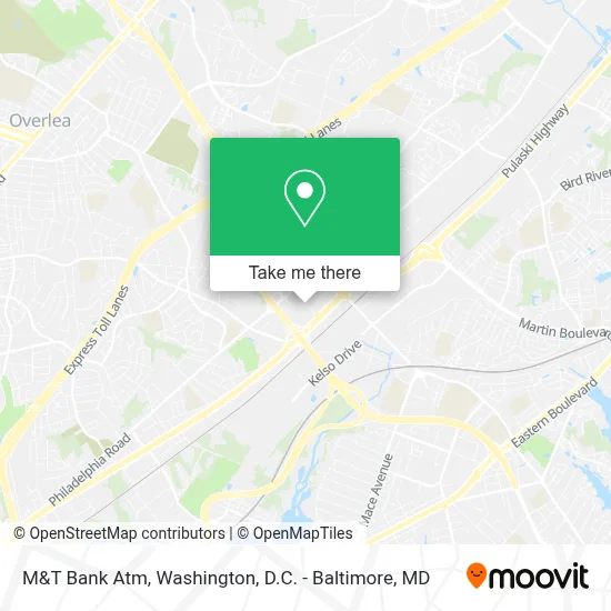 M&T Bank Atm map