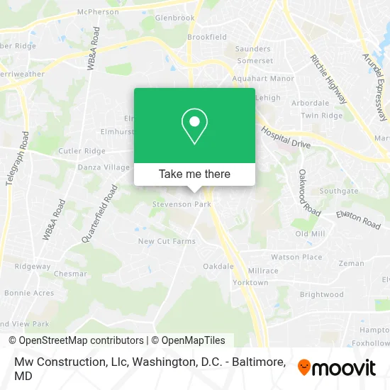 Mw Construction, Llc map