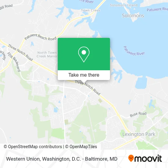 Western Union map
